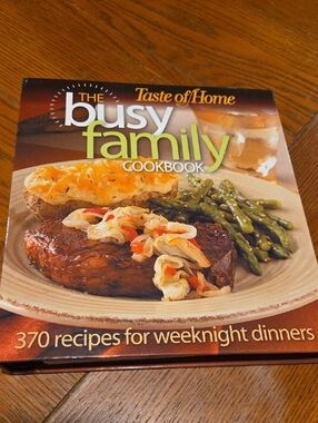 Taste of Home Busy Family Cookbook - Brown, Green, Orange